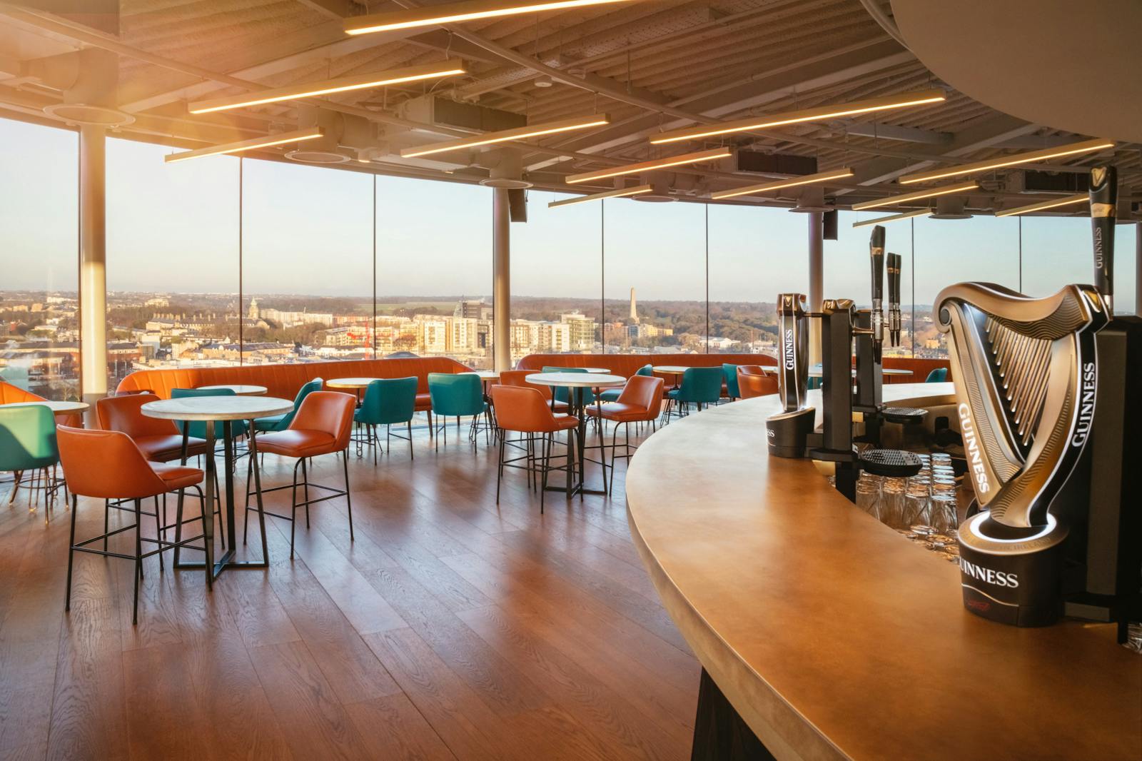 إطلالة بانورامية من Guinness Storehouse
